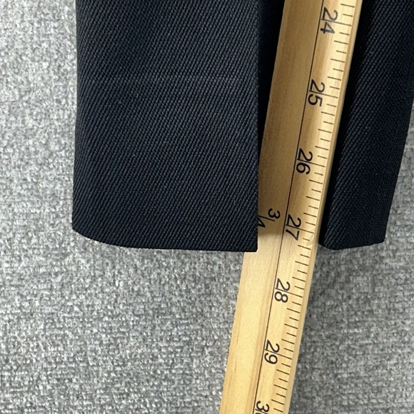 Theory Pants Women Size 4 Wool Blend Black Casual - Picture 9 of 10